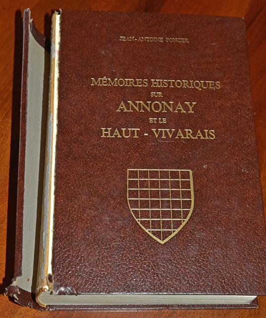 Mémoires historiques sur Annonay et le Haut-Vivarais 